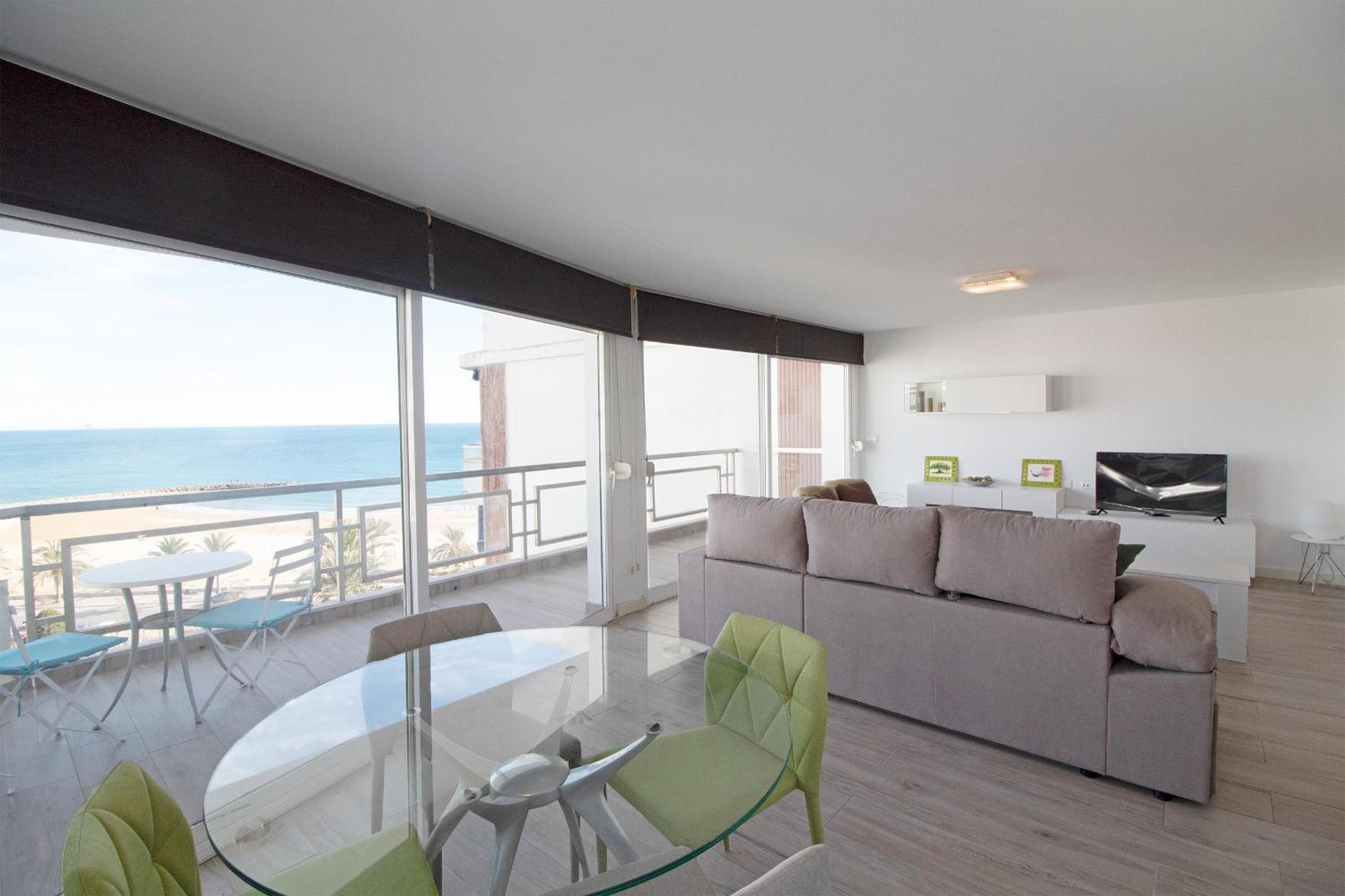 Global Properties, Apartamento Con Terraza E Increibles Vistas Al Mar Sagunto エクステリア 写真